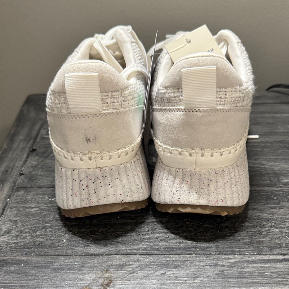 Universal Thread Cream Woven Platform Sneakers - image 3